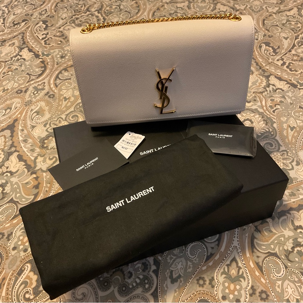 YSL Kate Medium Crossbody bag in Grained Leather